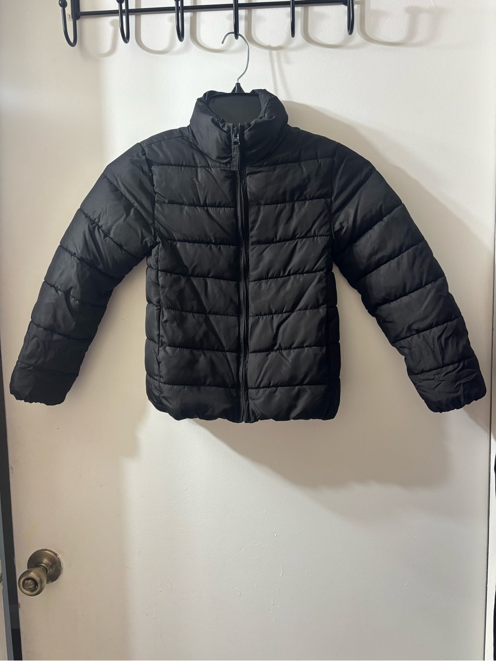 The Children’s Place Black Kids girls Puffer Jacket - Quilted Lightweight Warm